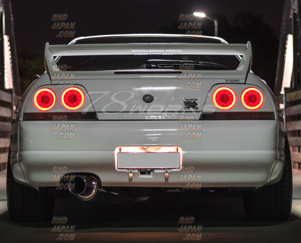 78 Works Fiber Ring LED Taillight V2 Tail Lamp Set with